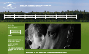 Hempsted Forest Equestrian Centre SOSWEB Portfolio Image.