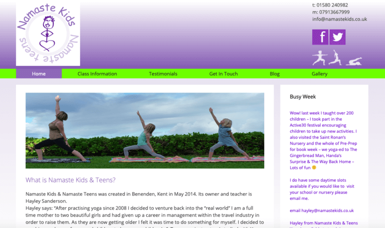 Namaste Kids - Benenden, Kent