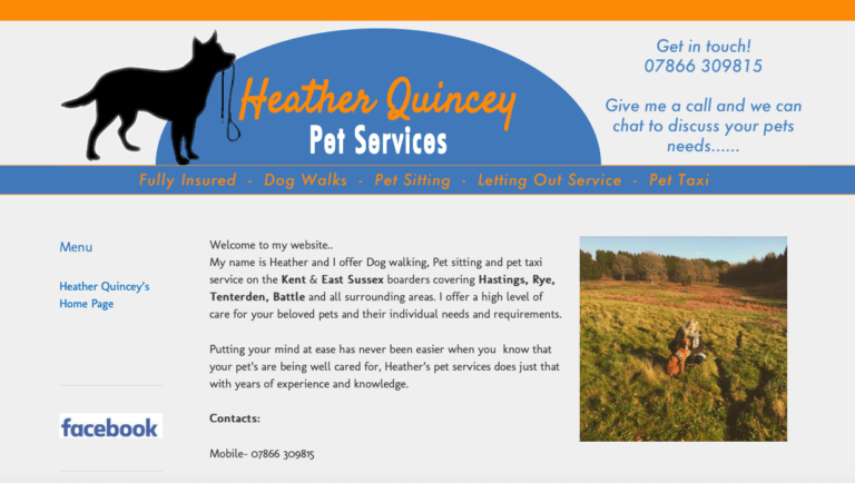 Heather Quincey Pet Services - E Sussex