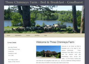 Three Chimneys b&b SOSWEB Portfolio Image.