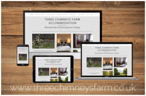 Three Chimneys Farm Website Portfolio Image